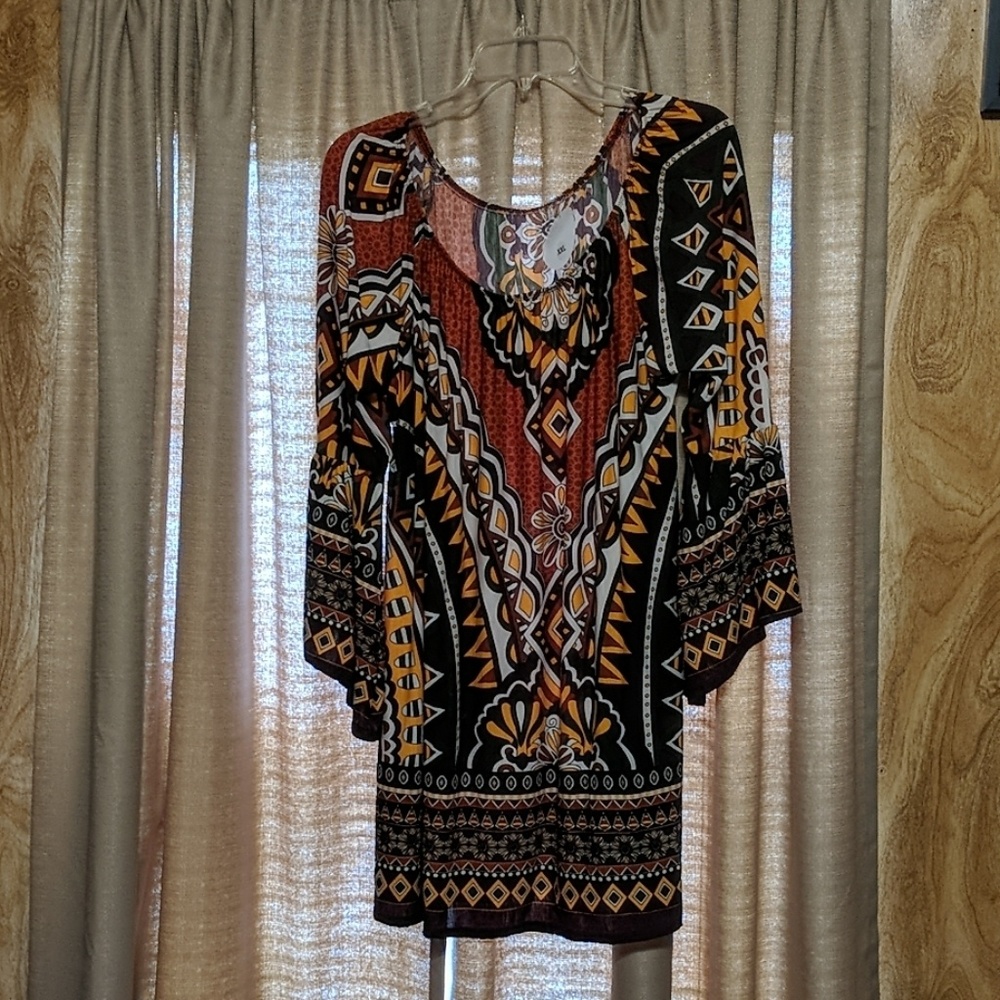 NWT Multi color tunic